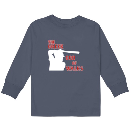 Discover Kevin Youkilis - The Greek God of Walks Kids Long Sleeve T Shirts