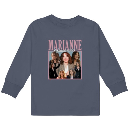 Discover Marianne Williamson Band Kids Long Sleeve T Shirts, 2024 Music Tour Kids Long Sleeve T Shirts, Gift For Fan