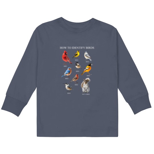 Discover Bird Kids Long Sleeve T Shirts, How to Identify Birds Kids Long Sleeve T Shirts