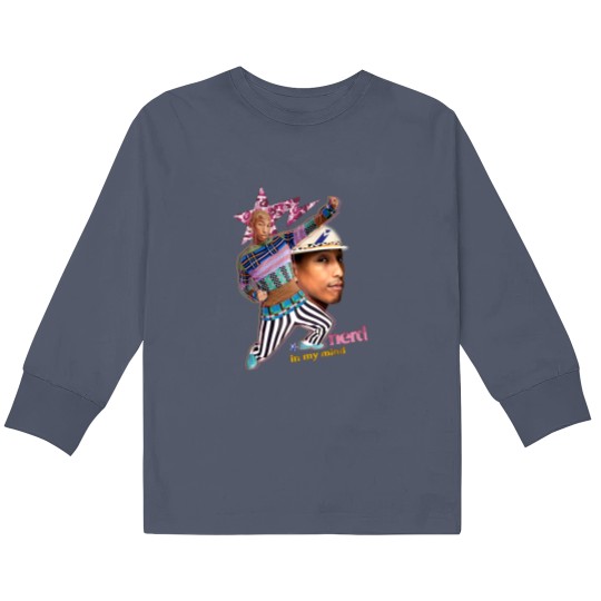 Discover Pharrell William Nerd In My Mind Vintage Kids Long Sleeve T Shirts