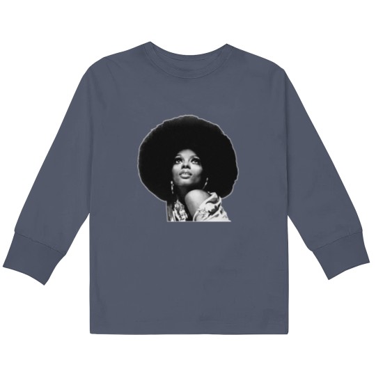 Discover Diana Ross Afro Kids Long Sleeve T Shirts