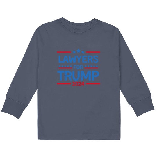 Discover Lawyers For Trump 2024 President Election 2024 Kids Long Sleeve T Shirts