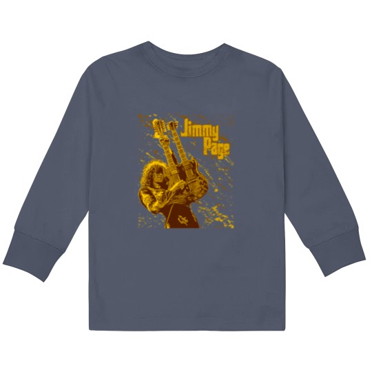Discover Jimmy Page Kids Long Sleeve T Shirts