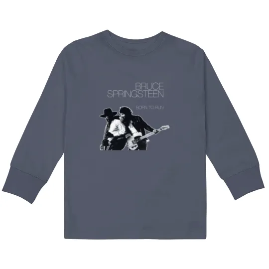 Discover Bruce Springsteen Born To Run Black Kids Long Sleeve T Shirts