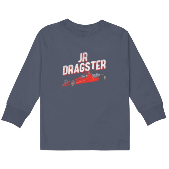 Discover JR Dragster 2Car Racing Race Car Drag Racing Kids Long Sleeve T Shirts