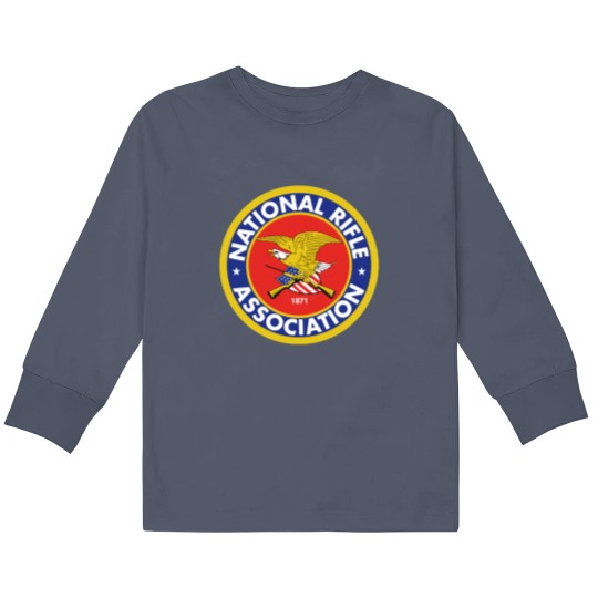 Discover NRA Logo Kids Long Sleeve T Shirts