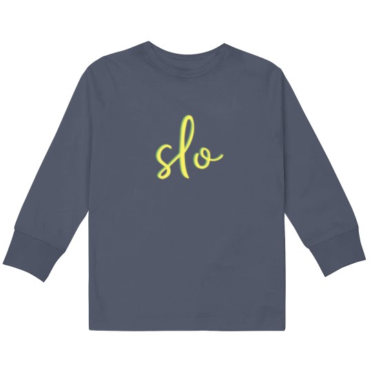 Discover San Luis Obispo SLO Kids Long Sleeve T Shirts