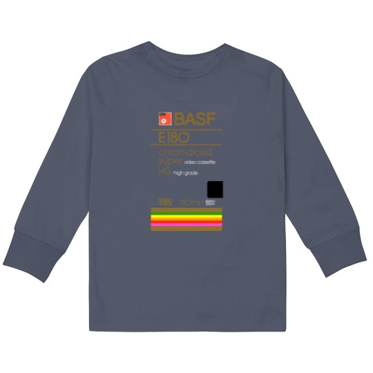 Discover BASF E180 VHS Tape Kids Long Sleeve T Shirts