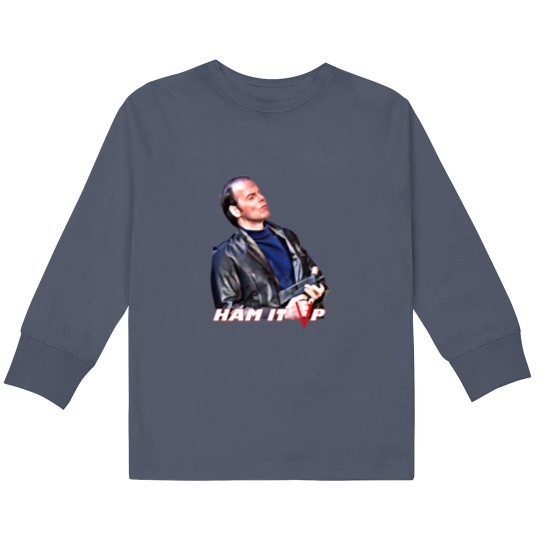 Discover V THE FINAL BATTLE - Ham it up Kids Long Sleeve T Shirts