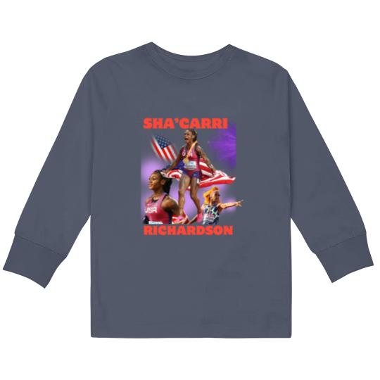 Discover Sha'carri Richardson Kids Long Sleeve T Shirts, Sha'carri Richardson Kids Long Sleeve T Shirts