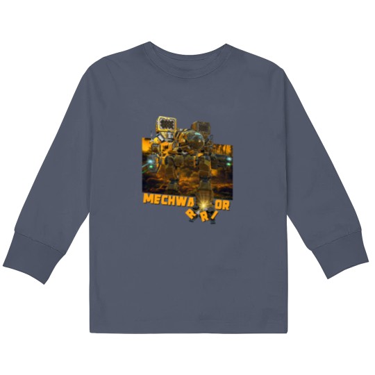 Discover Mechwarrior Battletech. MWO. All Systems Nominal. Popout 3D Design V1 Kids Long Sleeve T Shirts