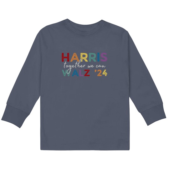 Discover Harris Walz - Kids Long Sleeve T-Shirts 2024