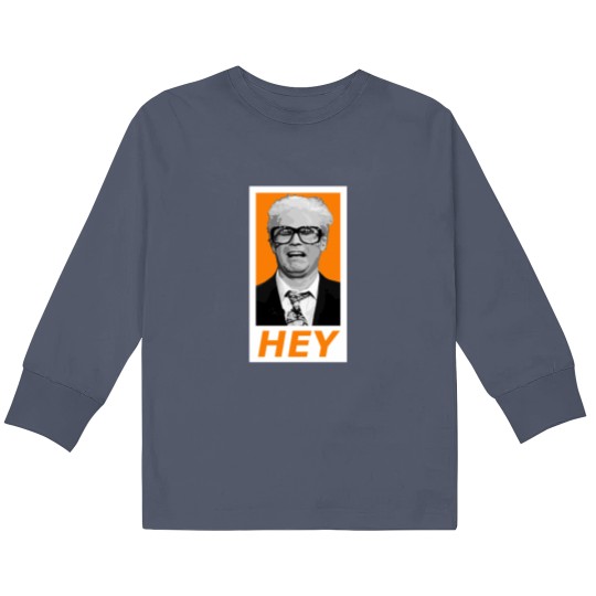 Discover Harry Caray - Hey - Orange Kids Long Sleeve T Shirts