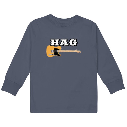 Discover Merle Haggard HAG Telecaster Kids Long Sleeve T Shirts