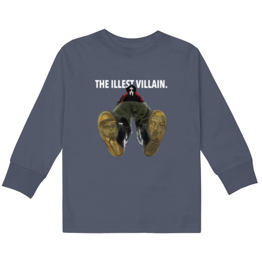Discover MF Dooom Kids Long Sleeve T Shirts - The Illest Villain , mf Dooom Graphic Kids Long Sleeve T Shirts