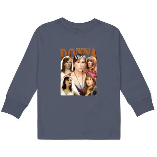 Discover Limited Donna Noble Vintage Kids Long Sleeve T Shirts, Gift For Woman