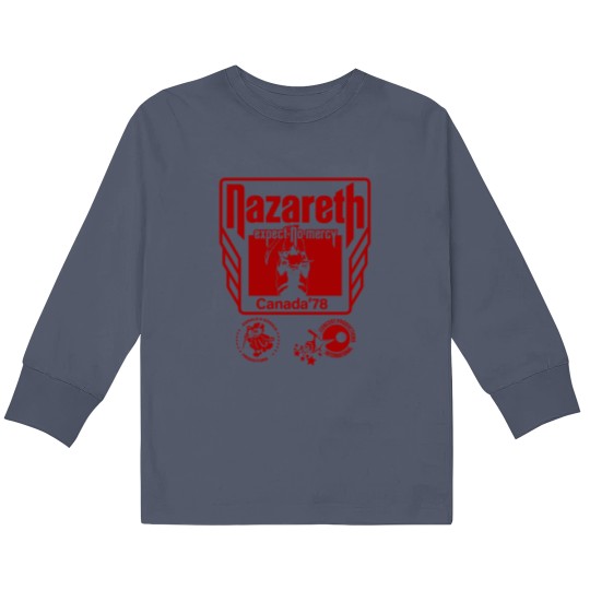 Discover Vintage 1978 Nazareth Expect No Mercy tour concert Kids Long Sleeve T Shirts