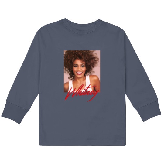 Discover Whitney Houston Kids Long Sleeve T-Shirt