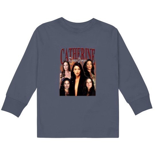 Discover Catherine Zeta Jones Vintage Kids Long Sleeve T Shirts