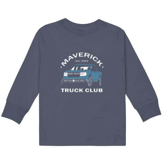 Discover Maverick Truck Club - Area 51 Kids Long Sleeve T Shirts