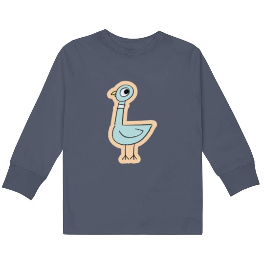 Discover dont let the pigeon drive the bus Kids Long Sleeve T-Shirts