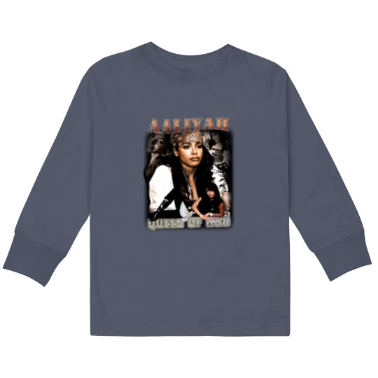 Discover Aaliyah Queen Of R&B Kids Long Sleeve T Shirts