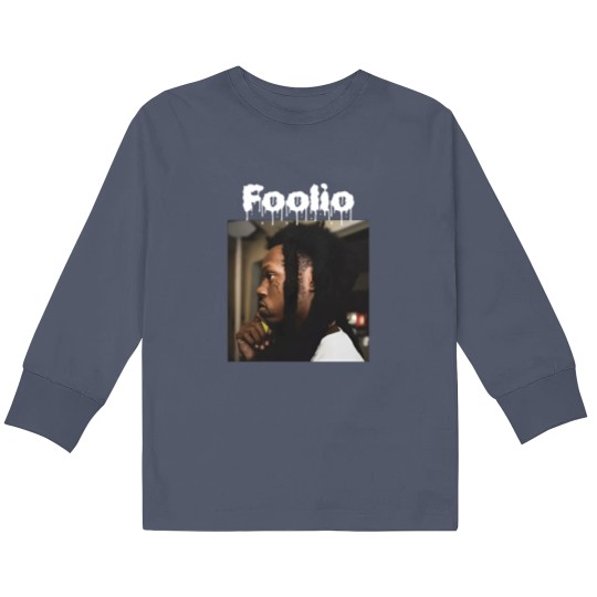 Discover Foolio rapper memory Kids Long Sleeve T Shirts