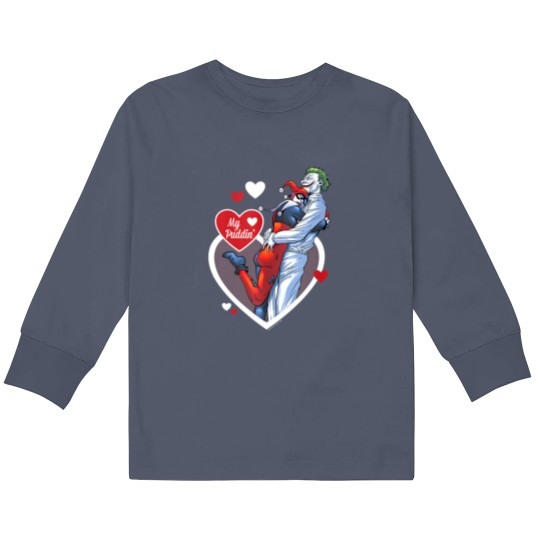 Discover Harley Quinn My Puddin Kids Long Sleeve T Shirts