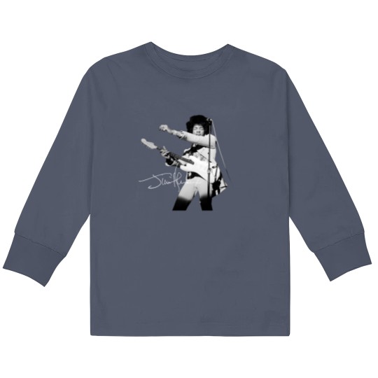 Discover Jimi Hendrix Music Kids Long Sleeve T Shirts