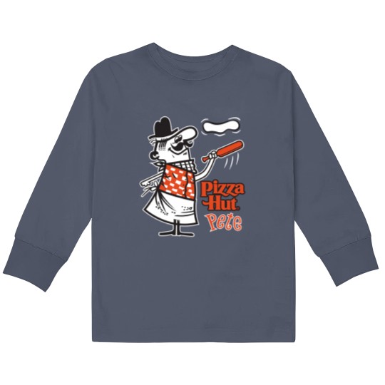 Discover Pizza Hut Pete Essential Kids Long Sleeve T Shirts