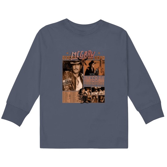 Discover Tim Mcgraw Tour Standing Room Only Kids Long Sleeve T Shirts, Tim Mcgraw Country Music Tour 2024