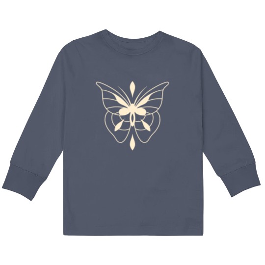 Discover Butterfly  Butterfly  181 Kids Long Sleeve T Shirts