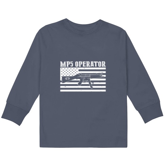 Discover MP5 OPERATOR USA FLAG Kids Long Sleeve T Shirts