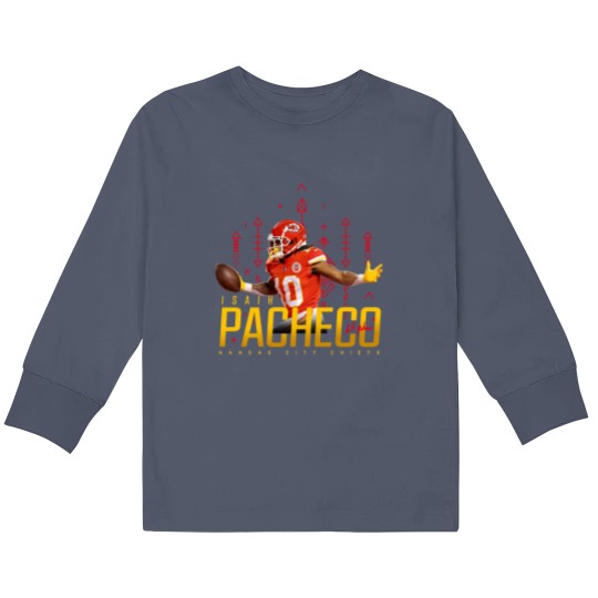 Discover isiah Pacheco Essential Kids Long Sleeve T Shirts
