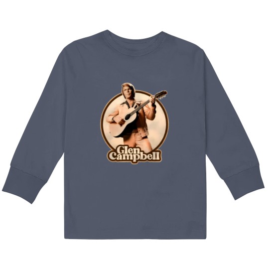 Discover Glen Campbell Tarkus Shield Kids Long Sleeve T-Shirts