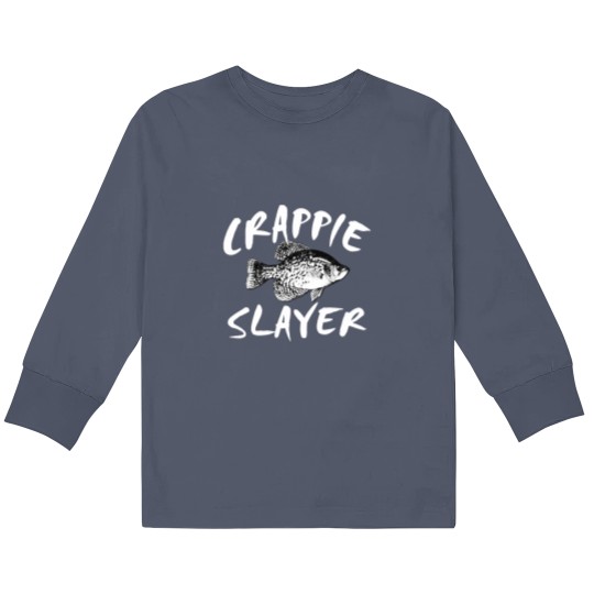 Discover CRAPPIE slayerr  (3) Kids Long Sleeve T Shirts