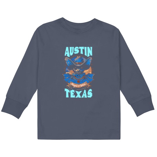 Discover Texas Pride Keep It Weird Austin Austin Bats Kids Long Sleeve T Shirts