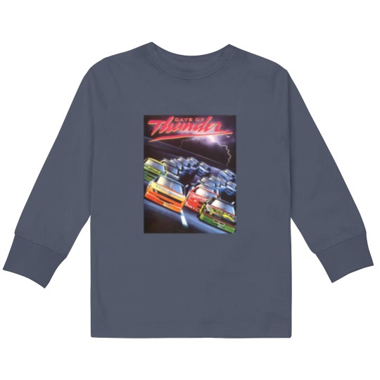 Discover Days of Thunder Graphic Kids Long Sleeve T Shirts