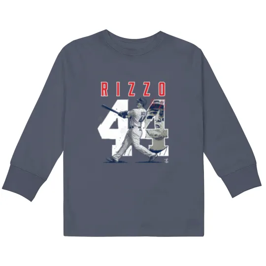 Discover Anthony Rizzo Number & Portrait Kids Long Sleeve T Shirts - Apparel