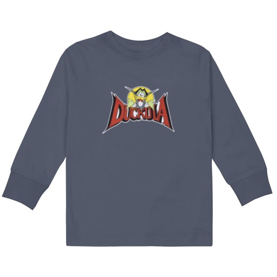 Discover Count Duckula logo  Count Duckula logo Kids Long Sleeve T Shirts