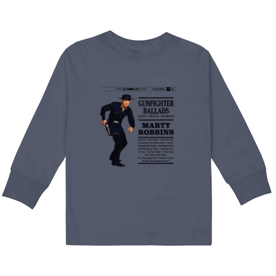Discover Marty Robbins fighter BalladsBig Iron Kids Long Sleeve T Shirts