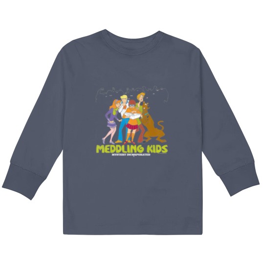 Discover Scooby-Doo Meddling Kids Pullover Kids Long Sleeve T Shirts