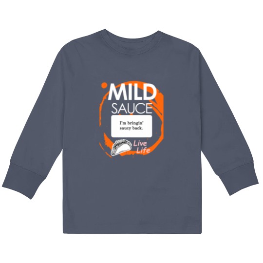 Discover Taco Sauce Kids Long Sleeve T-Shirts