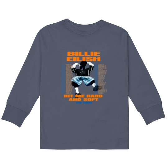 Discover Hit Me Hard and Soft tour Kids Long Sleeve T Shirts, Billie Eilish Kids Long Sleeve T Shirts