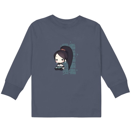 Discover Sage Valorant Kids Long Sleeve T-Shirt - Cute Chibi Agent Gamer Gift