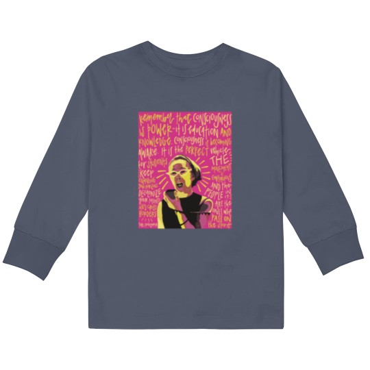 Discover Yuri Kochiyama Kids Long Sleeve T Shirts