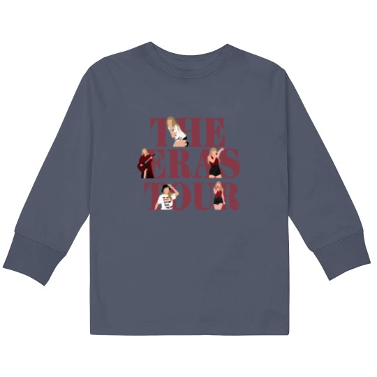 Discover red theeras tour Kids Long Sleeve T Shirts