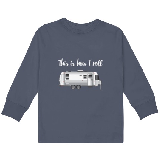 Discover Airstream Camping s Kids Long Sleeve T Shirts Kids Long Sleeve T Shirts