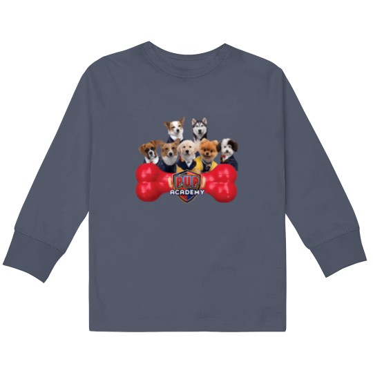 Discover Pup Academy Show Kids Long Sleeve T Shirts