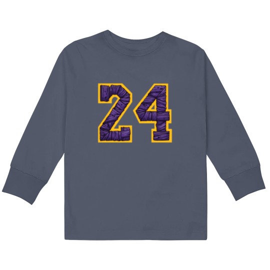 Discover Kobe Number Kids Long Sleeve T Shirts